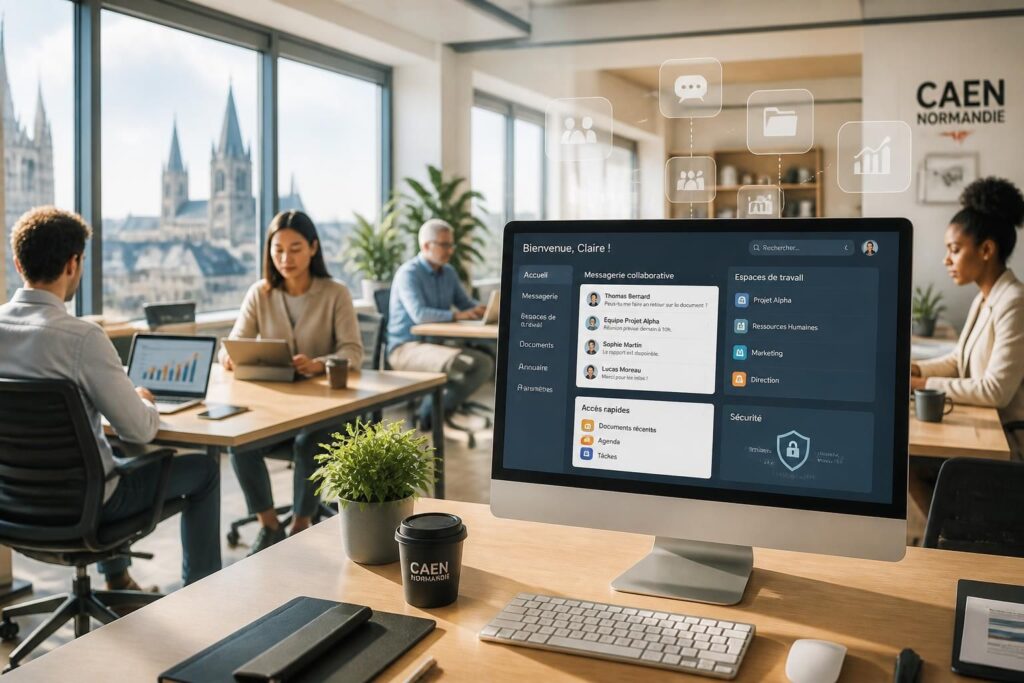 accédez à l'intranet de caen : messagerie sécurisée, espace professionnel personnalisé et services dédiés aux professionnels pour faciliter vos échanges et votre organisation.
