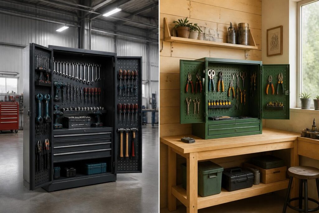 découvrez comment choisir une armoire pour outillage adaptée à vos besoins industriels et domestiques, alliant organisation, sécurité et praticité pour un rangement optimal.
