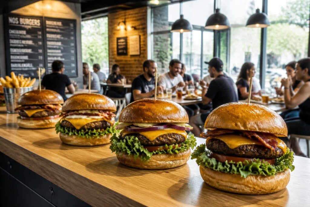découvrez les dernières tendances en hamburgeria et trouvez les meilleures adresses de restauration rapide pour savourer des burgers savoureux et innovants.