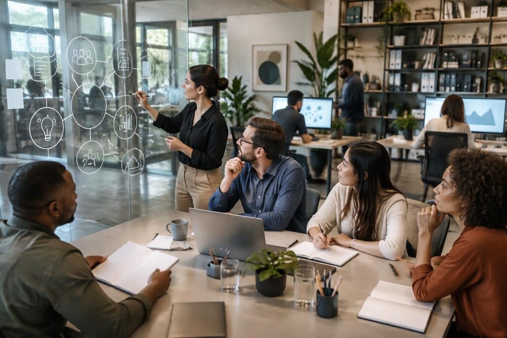 découvrez les enjeux du knowledge management et les pratiques pour capitaliser, partager et transmettre les connaissances au sein de votre organisation.